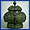 Large wine jar pou with taotie design.Bronze.