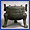 Tripod cauldron ding with coiling dragon design.Bronze.