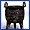 Tripod cauldron ding with taotie design.