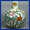Large vase with peony design in famille rose enamels.