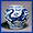 Jar with dragon and wave design in underglaze blue.