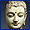 Head of Buddha.Stucco