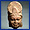 Head of Bodhisattva.Red sandstone.