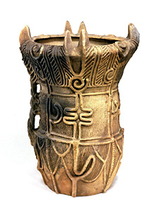 Large jar.