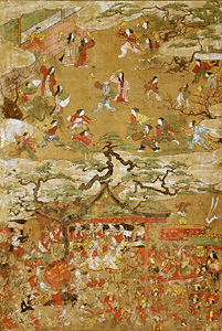 Genre scenes of the twelve months.