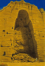 「破壊されたバーミアン大石仏」