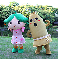 トーハクくんとユリノキちゃん
