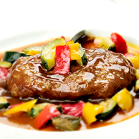Hitachi Beef Hamburg Stew with Bread or Rice