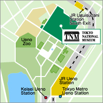 Tokyo National Museum Map