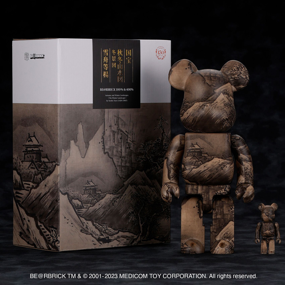 東京国立博物館 BE@RBRICK「八橋蒔絵螺鈿硯箱」 100% & 400%-eastgate.mk