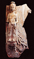 Standing Boddhisattva (detail), 