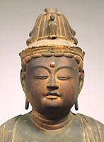 Standing Sho Kannon (Skt., Avalokitesvara)(detail)