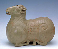 Sheep with Celadon Glaze