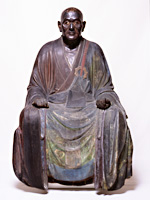 Seated figure of Mukan Fumon