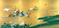Birds and flowers of the four seasons