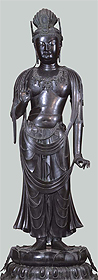Standing figure of Nikko Bosatsu