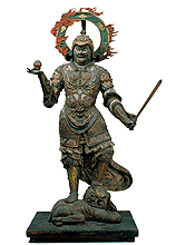 Standing Jikokuten Figure
