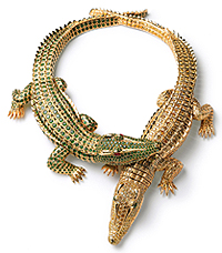 Crocodile necklace