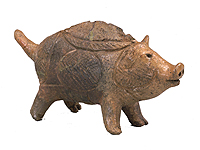 Clay Figure of Wild Boar