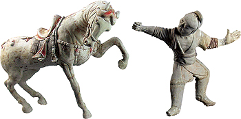 Chariot Driver and Horse
