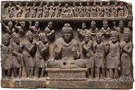 Kasyapa Brothers worshipping the Buddha