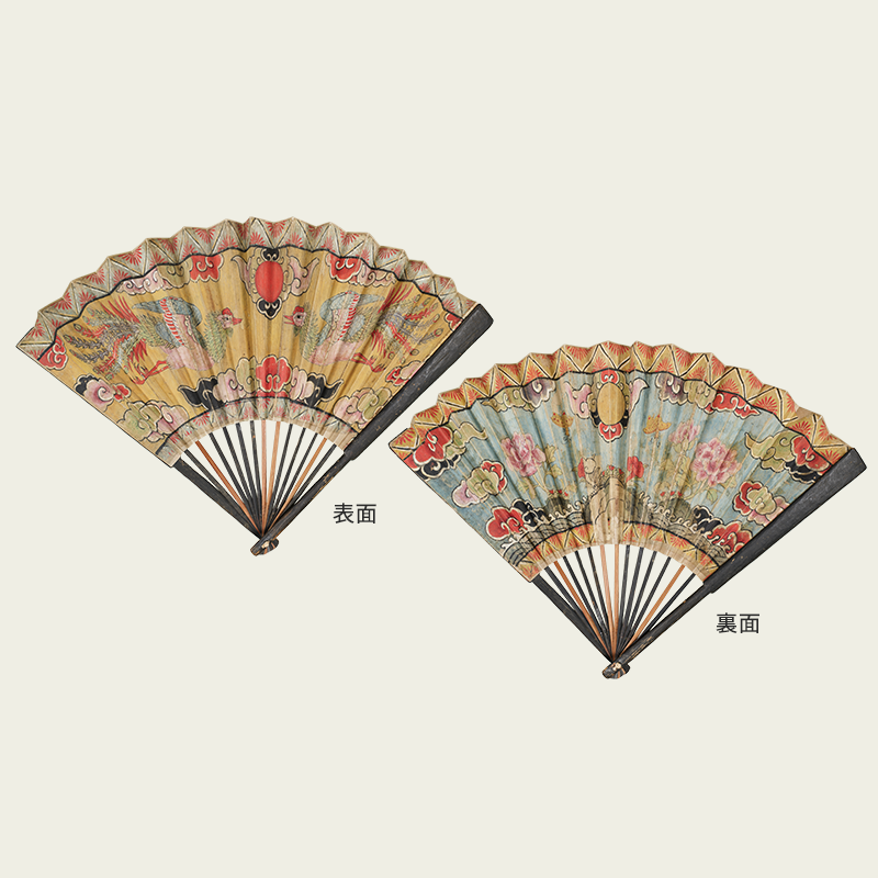 神扇の表面、裏面の画像です