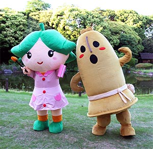 東京国立博物館公式キャラクター　トーハクくん＆ユリノキちゃん