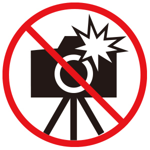 请勿使用闪光灯及三脚架对展品进行录像或拍照。