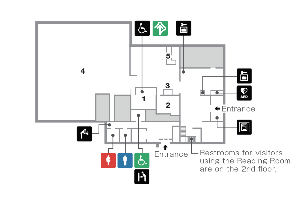 Research and Information Center Floor Map