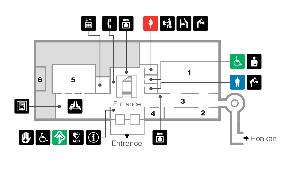 平成館1階　フロアマップ