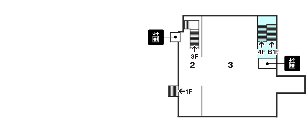 東洋館2階　フロアマップ