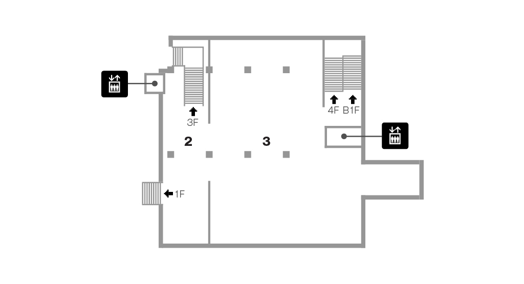 東洋館2階　フロアマップ