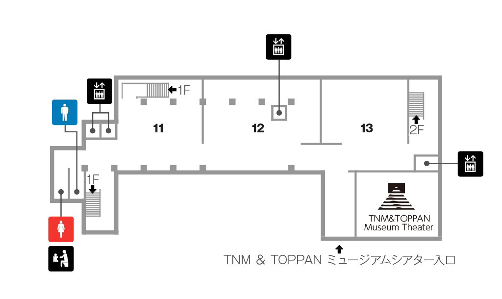 東洋館地下　フロアマップ