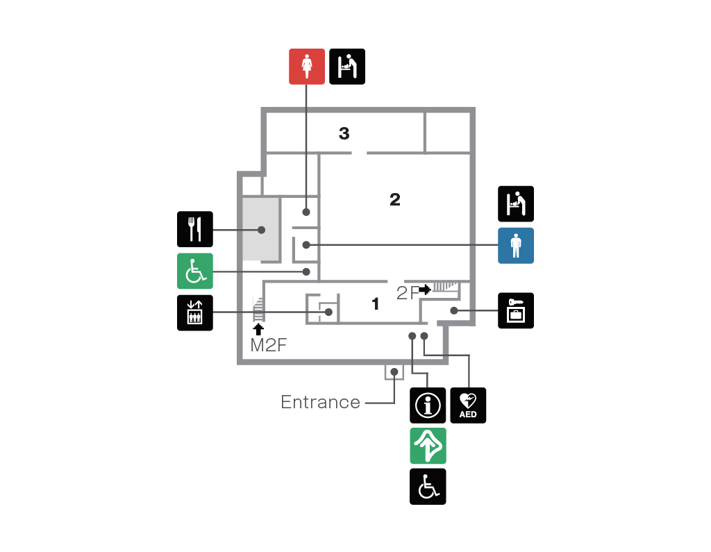 The Gallery of Horyuji Treasures Floor Map 1F