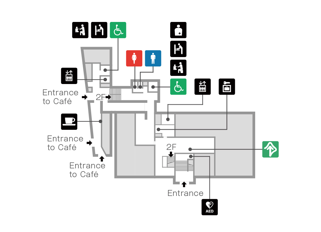 Kuroda Memorial Hall Floor Map 1F