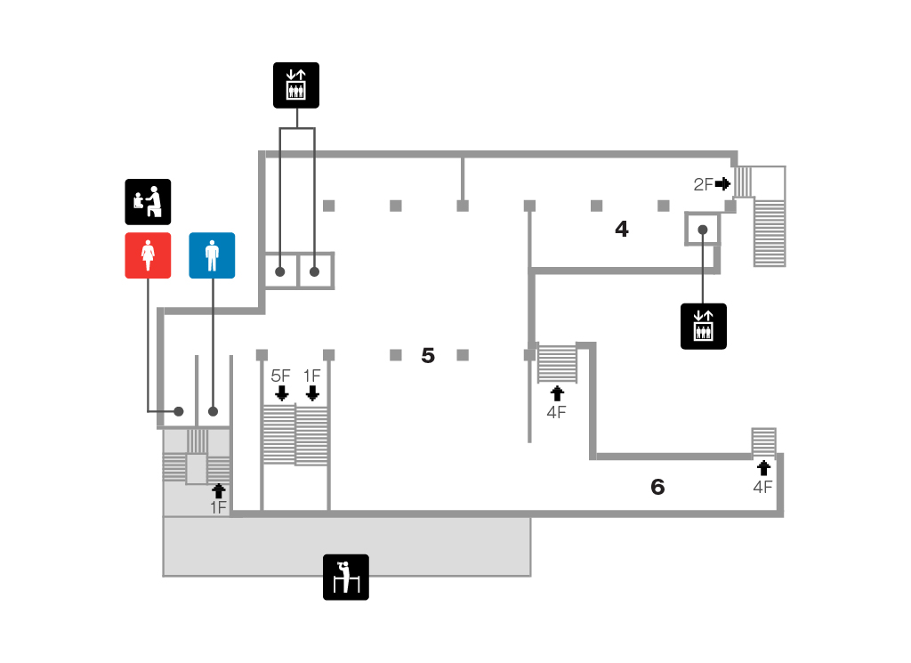 Toyokan Floor Map 3F