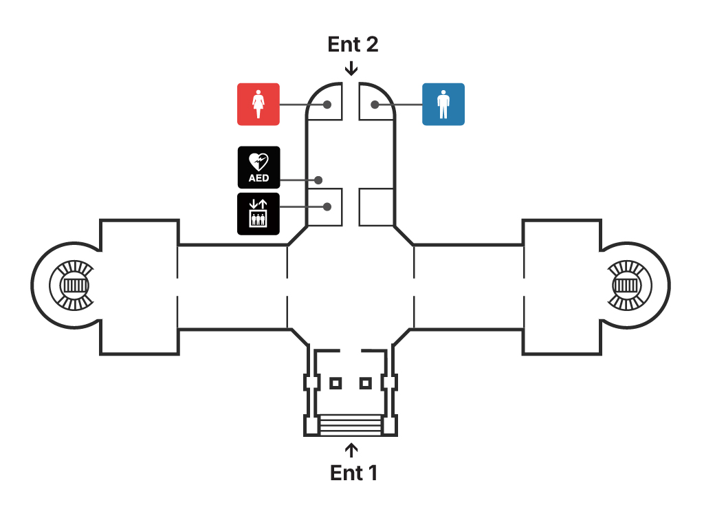 表慶館1階　フロアマップ