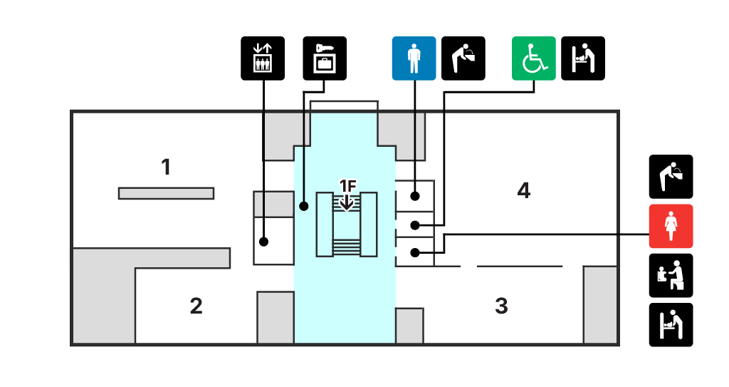 平成館2階　フロアマップ