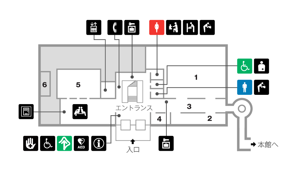 平成館1階　フロアマップ