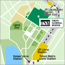 Tokyo National Museum Map