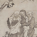 The Three Laughers at Tiger Ravine, Soga Shohaku, Edo period, late 18th century, Museum of Fine Arts, Boston
