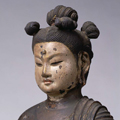 Standing Monju Bosatsu (Manjusri), Kamakura period, 13th century
            