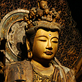 Seated Senju Kannon Bosatsu (Sahasrabhvjiasahasrahetra）, Nanbokucho period, 14th century