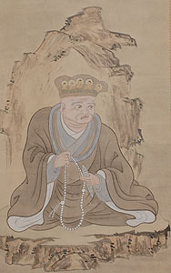 円空像　大森旭亭筆　江戸時代・文化2年(1805) 　岐阜・千光寺蔵