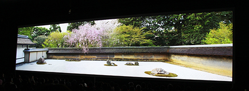 龍安寺石庭の四季