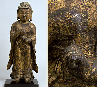 毘盧舎那仏立像  朝鮮  統一新羅～高麗時代・9～10世紀  小倉コレクション保存会寄贈 