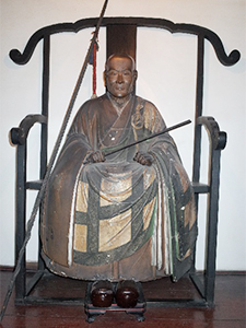 蘭渓道隆坐像 延宝4年（1676）　康乗作 京都・西来院蔵