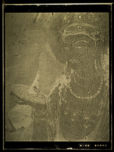 重要文化財  法隆寺金堂壁画写真ガラス原板　昭和10年(1935)　奈良・法隆寺蔵