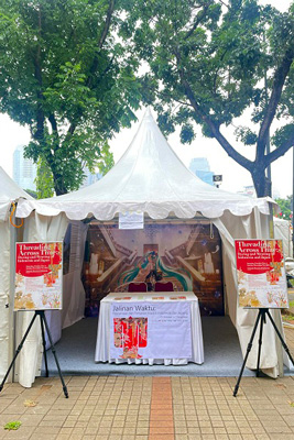 ジャカルタ日本祭りでのブースの様子