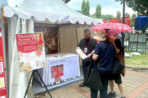ジャカルタ日本祭りでのブースの様子